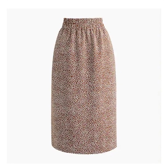 Brown Polka Dot Women's Skirt - Picture 1 of 12